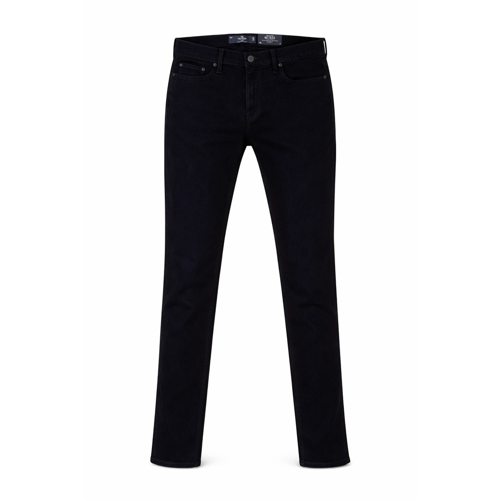 Hollister‎ No Fade skinny jeans in solid black